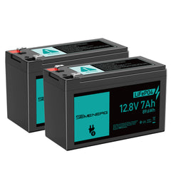 SEMENERG 12V 7Ah LiFePO4 Battery